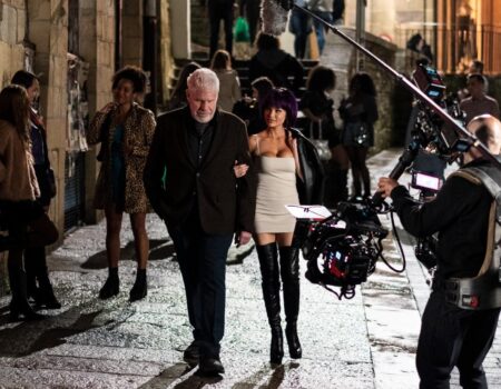 Ron Perlman y Natti Natasha "Ya no quedan junglas" BTS